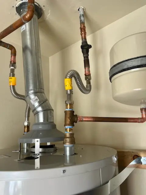 Water heater installation and plumbing repair in Pleasant Lake